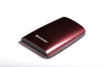 Verbatim 2.5 Portable Hard Drive USB 2.0 Executive 500GB - Claret Red (47587)